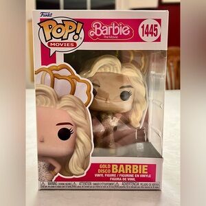 Funko Pop Gold Disco Barbie Figure